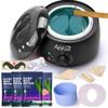 Anruz Waxing Kit for Women Men - Wax Kit for Hair Removal with Silicone Bowl,4 Bags Hard Waxing Beads and 30 Sticks - at Home Use Wax Warmer for Full Body, Bikini, Eyebrow, Face, Sensitive Skin view 1