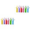 ABOOFAN 12pcs Silicone Bottle Case Roller Bottle Protective Cover Beads Sleeves for Travel and Storage Multi-color view 1