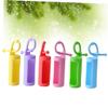 ABOOFAN 12pcs Silicone Bottle Case Roller Bottle Protective Cover Beads Sleeves for Travel and Storage Multi-color view 3
