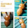 Beavorty Thin Face Massager Massage Comb Bee Shaped Facial Massager Face Massager Facial Relaxing Massager Shaping Wrinkle Scraper Creative Facial Massager Scraper Wooden Sandalwood Tool view 3