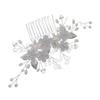 Beavorty 2pcs Lovely Flower Elements Hair Comb for Brides Elegant Decorative Side Comb Clip Lightweight Wedding Hair Accessory for Special Occasions Parties and Daily Wear view 1