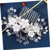 Beavorty 2pcs Lovely Flower Elements Hair Comb for Brides Elegant Decorative Side Comb Clip Lightweight Wedding Hair Accessory for Special Occasions Parties and Daily Wear view 4