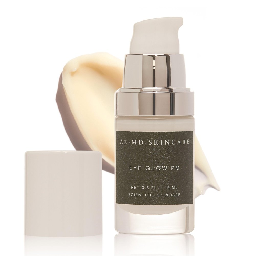 AziMD Skincare EyeGLOW PM with Retinol, Vitamin C, Green Tea & Caffeine