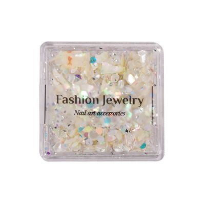 3D Nail Art Crushed Sea For Shell Irregular Natural Abalone Slices Nail Art Sequins Manicure Nail Nail Pearls For Nail Art Nail Pearls And Rhinestones/gems Nail Pearl