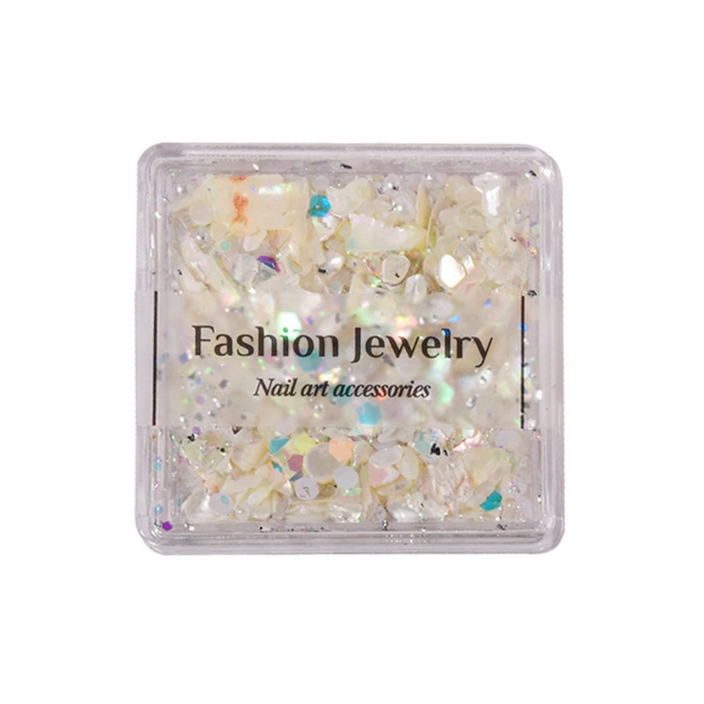 3D Nail Art Crushed Sea For Shell Irregular Natural Abalone Slices Nail Art Sequins Manicure Nail Nail Pearls For Nail Art Nail Pearls And Rhinestones/gems Nail Pearl