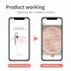 Blackhead Extractor Tool, Blackhead Instrument with 30w HD Camera, Blackhead Remover Pore Vacuum, Connect with Smartphone/4 Suction Power/4 Probes/Real-Time Skin Screen, for Salon Personal Home view 2