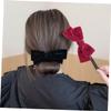 Beavorty 10pcs Bowknot Hair Bun Maker Elegant Vintage Bun Curler Tool for Hair for Women for Daily Wear Special Occasions view 4