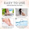 WANOMA Crystal Hair Removal Device - Gentle Crystal Hair Eraser for Women and Men - Experience Painless Leg Hair Eraser and Crystal Hair Remover with Portable Beauty Essential (Silver) view 3