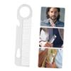 FOMIYES 2pcs Stainless Steel Beard Comb Professional Grooming Tool for Men for Travel Static Design for Easy Beard Shaping and Styling Valentine Day Father Day view 2