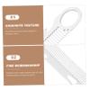 FOMIYES 2pcs Stainless Steel Beard Comb Professional Grooming Tool for Men for Travel Static Design for Easy Beard Shaping and Styling Valentine Day Father Day view 4