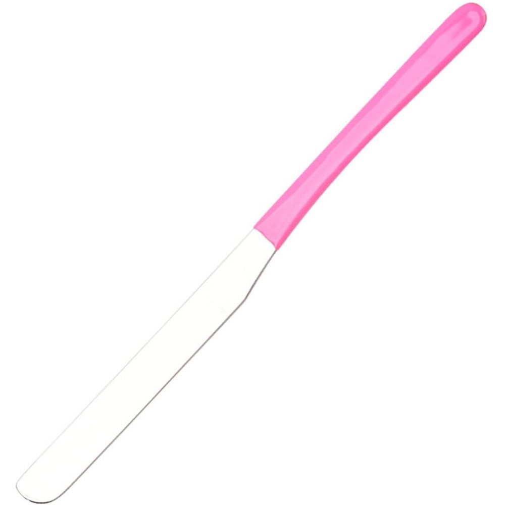Beaupretty Stainless Steel Makeup Mixing Spatula Handle Cosmetic Stirring Tool for Foundation Nail Art Pigments Easy to Grip for Beauty Enthusiasts Professionals