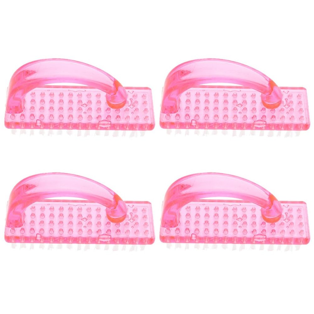 Beaupretty 4pcs Fingernail Cleaning Brush Nail Scrubbers for Fingernails and Toes Ergonomic Grip for Easy Use Gentle Bristles for Healthy Nails for Home and Salon