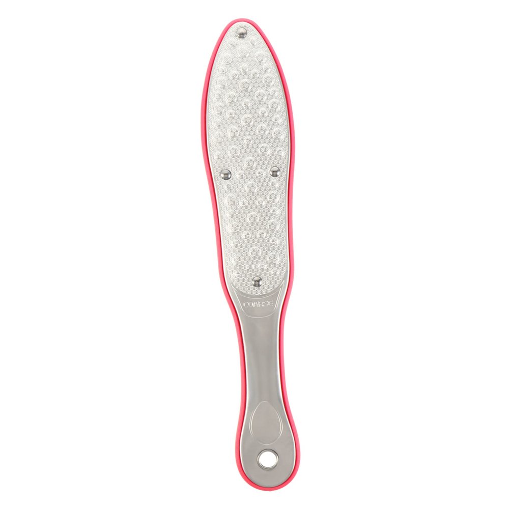 minkissy 2pcs Professional Stainless Steel Foot Scraper Tool for Pedicure Dead Skin File Washable Reusable Foot Care Scrubber Coarse Fine Grind