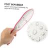 minkissy 2pcs Professional Stainless Steel Foot Scraper Tool for Pedicure Dead Skin File Washable Reusable Foot Care Scrubber Coarse Fine Grind view 3