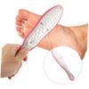 minkissy 2pcs Professional Stainless Steel Foot Scraper Tool for Pedicure Dead Skin File Washable Reusable Foot Care Scrubber Coarse Fine Grind view 4