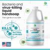 AntiMicrobial Hand Soap, 64 oz Bulk Refill - Antibacterial Hand Soap, Gentle, Scented Moisturizing Hand Soap for Kitchen and Bathroom - Fresh Rainfall view 4