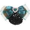 Beaupretty Women Professional Hair Bun Cover Bowknot Clip Elegant Mesh Hairnet for Service Ballet Flight Attendants Lightweight and Easy to Use view 1