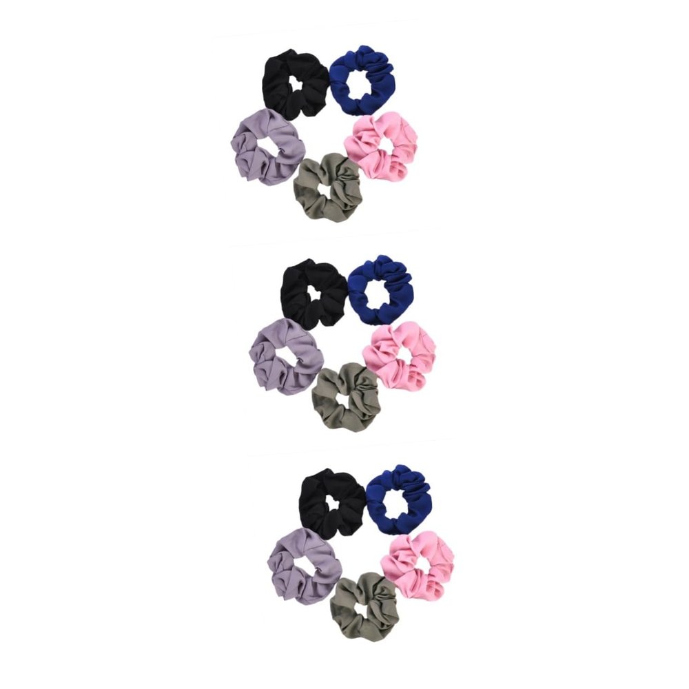Beaupretty 15pcs Elastic Headbands for Women Workout Hair Bands Spiral Hair Ties Ties for Girls Women