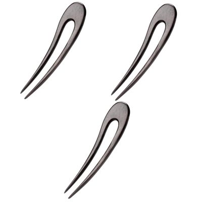 minkissy 3pcs Traditional Chinese Style Hair Stick Wood Hair Fork for Girls Bun Holder Accessories for Women Stick for Long