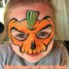 Go Ho Orange Face Paint,Waterproof Oil Based Eye Black Stick,Orange Face Body Paint for Starfire Festivals Halloween Cosplay SFX Pumpkin Makeup view 2