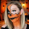 Go Ho Orange Face Paint,Waterproof Oil Based Eye Black Stick,Orange Face Body Paint for Starfire Festivals Halloween Cosplay SFX Pumpkin Makeup view 3