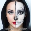 Go Ho White Face Paint,Oil Based Waterproof Cream Eye Black Stick,White Face Body Paint for Halloween Cosplay Zombie Skeleton Clown Goth Makeup view 4