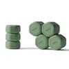 Cadence Travel Containers - Daily Routine Capsule Set - Magnetic Containers with Lids,4 Flex Mediums (1.32oz) & 3 Flex Smalls (0.56oz) - Shampoo, Conditioner, Body Wash, Pills, & More - Eucalyptus view 1