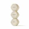 Cadence Travel Containers Haircare Capsule Set - Magnetic Containers with Lids,Carry On Travel Essentials For Women/Men - 3 Flex Mediums (1.32oz) - Shampoo, Conditioner & Comb Icon Labels - Sand view 1
