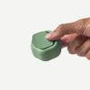 Cadence Travel Containers Basic Skincare Set - Magnetic Containers with Lids,Carry On Travel Essentials For Women/Men - 3 Small Capsules (0.56oz) - Cleanser, Moisturizer & Sun-Icon Labels - Eucalyptus view 2