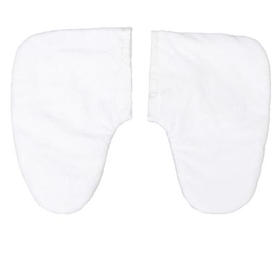 Beavorty Paraffin Wax Gloves Heat Therapy Cotton Insulated Mitts and Foot Covers for Spa Use Designed for Maximum Comfort and Warmth White Color for Home Salon Treatments