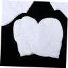 Beavorty Paraffin Wax Gloves Heat Therapy Cotton Insulated Mitts and Foot Covers for Spa Use Designed for Maximum Comfort and Warmth White Color for Home Salon Treatments view 4