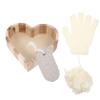 Beavorty 2sets Bucket Bath Accessories Complete Bathing Kit Body Scrubber Set for Women view 1