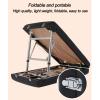 Physical Therapy Table for Home Use, Stainless Steel Bottom Bracket, Salon Spa Tattoo Bed Height Adjustable with PU Leather Hold Up to 440LBS, 2 Section Foldable Tattoo Bed (Color : Royal Blue) view 4