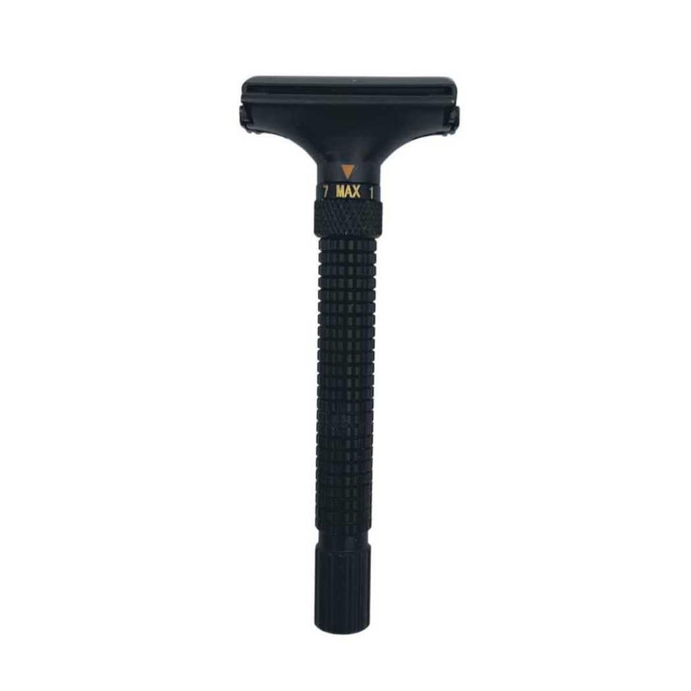 Shave Essentials Adjustable Butterfly Razor (BLACK)