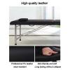 Massage Table Portable Massage Bed, 2 Folding Lightweight Salon Spa Tattoo Bed Height Adjustable with Carrying Bag & Stainless Steel Leg, Hold Up to 330LBS ( Color : Royal blue , Size : 180*60cm-cloth view 2