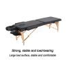 Massage Bed Portable for Home, Robust Beechwood Legs Carrying Bag Full Accessories for Spa Salon Tattoo Beauty, Includes Headrest and Armrests, with PU Fabric view 4