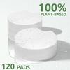 AVVA VISION Super Gentle Makeup Remover Wipes Sensitive Skin Eye Makeup Removal Pads Facial Cleansing Plant-Based Fibers, 120 Wipes view 2