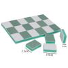 ZinNen RHAIYAN 100Pcs/Pack White Green Double Sided Nail Buffer 400/3000 Gel Buffing Nail File Sanding Lime A Ongle Care Tools Accessories Specific view 2