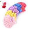 orkly Dry Hair Cap Coral Fleece Quick Drying Bow Shower Cap Dry Hair Towel Absorbent Quick Drying Gift view 2