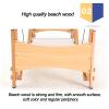 Adjustable Massage Table, Adjustable 2 Fold Salon Bed with PVC Leather, Includes Headrest and Armrests, Massage Therapy Table Beech Wood (Color : Wine red) view 3