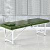Foldable Massage Table, Professional Massage Table Portable 2 Folding Lightweight Salon Spa Tattoo Bed Height Adjustable with Headrest, Waterproof PU Material (Color : Green, Size : 180 * 60 * 60cm) view 1