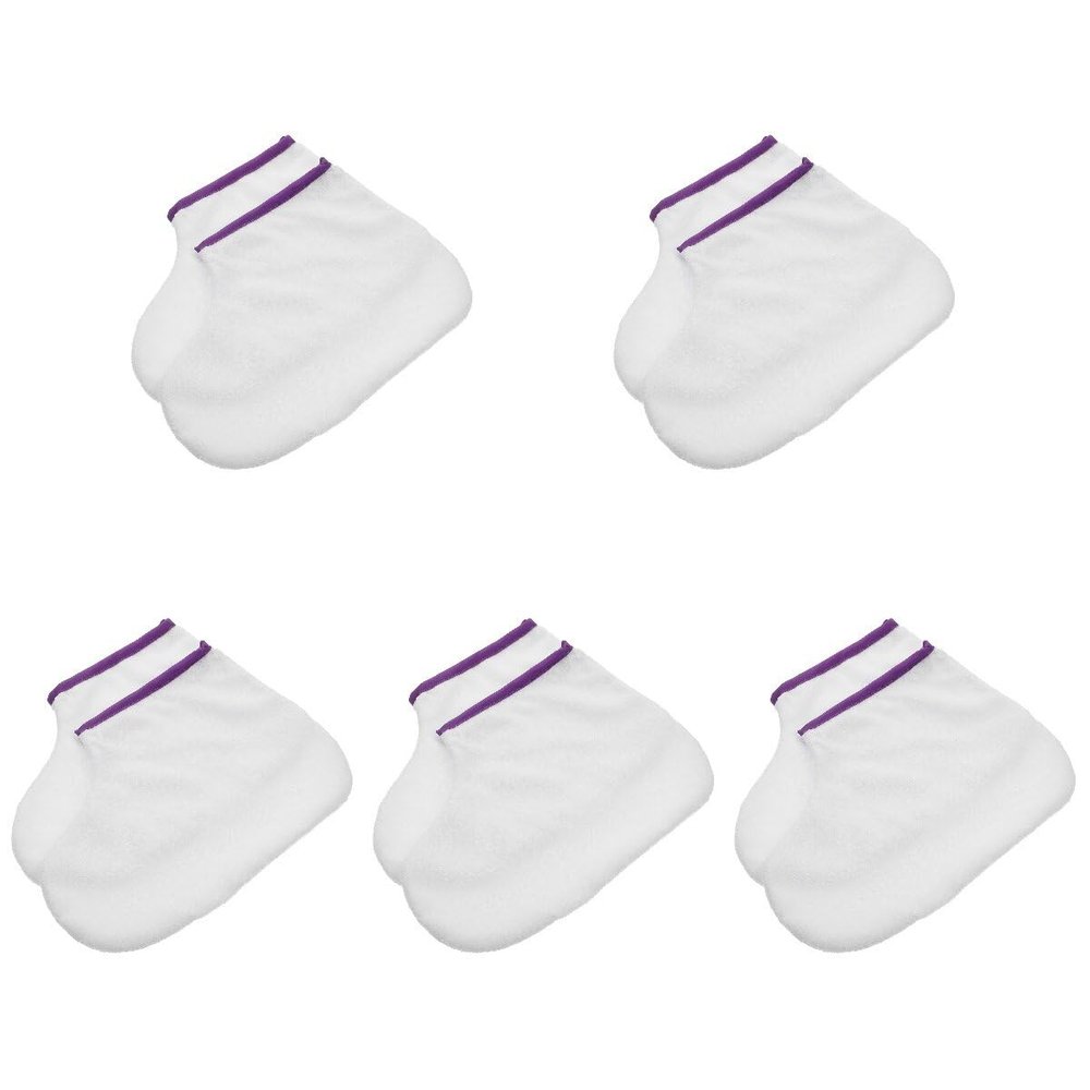 minkissy 5pairs Beauty Paraffin Wax Warming Foot Comfortable Wraps for Paraffin Treatment Fits Design Retains Heat for and