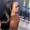 13x4 Hd Lace Frontal Wig, Preplucked, Bleached Knots, Undectectable Lace (Straight) (30 Inch, 13x4 Lace, Jet Black) view 1
