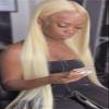 13x4 Hd Lace Frontal Wig, Preplucked, Bleached Knots, Undectectable Lace (Straight) (26 Inch, 13x4 Lace, Blonde (613)) view 4