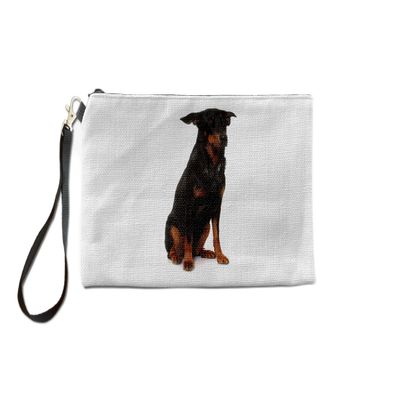 DogsMakeMeHappy Beauceron Makeup Bag, Beauceron Gift, Gifts For Beauceron, Beauceron In Studio, Toiletry Bag, Birthday Gift For Her, Makeup Bag For Women, Christmas Gift Bag