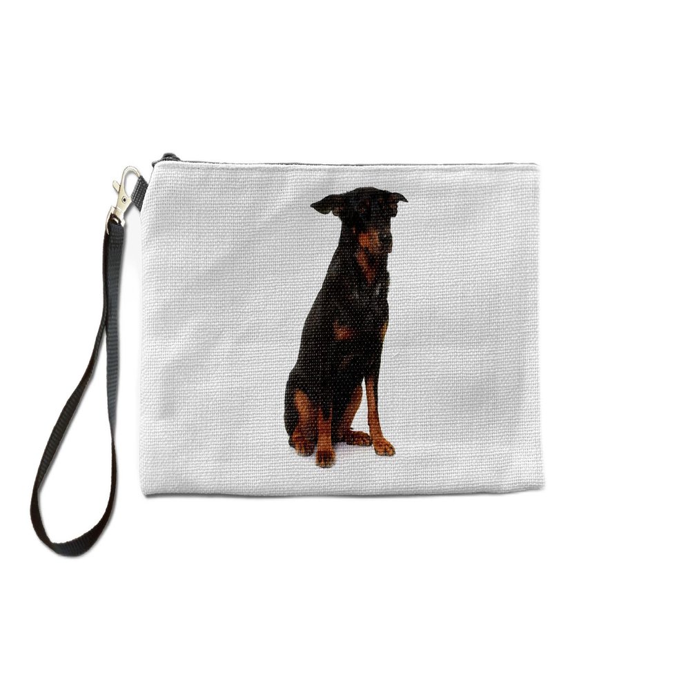 DogsMakeMeHappy Beauceron Makeup Bag, Beauceron Gift, Gifts For Beauceron, Beauceron In Studio, Toiletry Bag, Birthday Gift For Her, Makeup Bag For Women, Christmas Gift Bag
