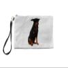 DogsMakeMeHappy Beauceron Makeup Bag, Beauceron Gift, Gifts For Beauceron, Beauceron In Studio, Toiletry Bag, Birthday Gift For Her, Makeup Bag For Women, Christmas Gift Bag view 1