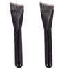 Beavorty 2 pcs makeup brush V- shaped Fixed- point Contouring Brush Black Contouring Brush foundation brush view 1