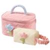Beavorty 2pcs Portable Makeup Bag Cute Cosmetic Organizer for Travel and Home Large Capacity Toiletry Bag and Versatile Storage for Makeup Jewelry and More view 1