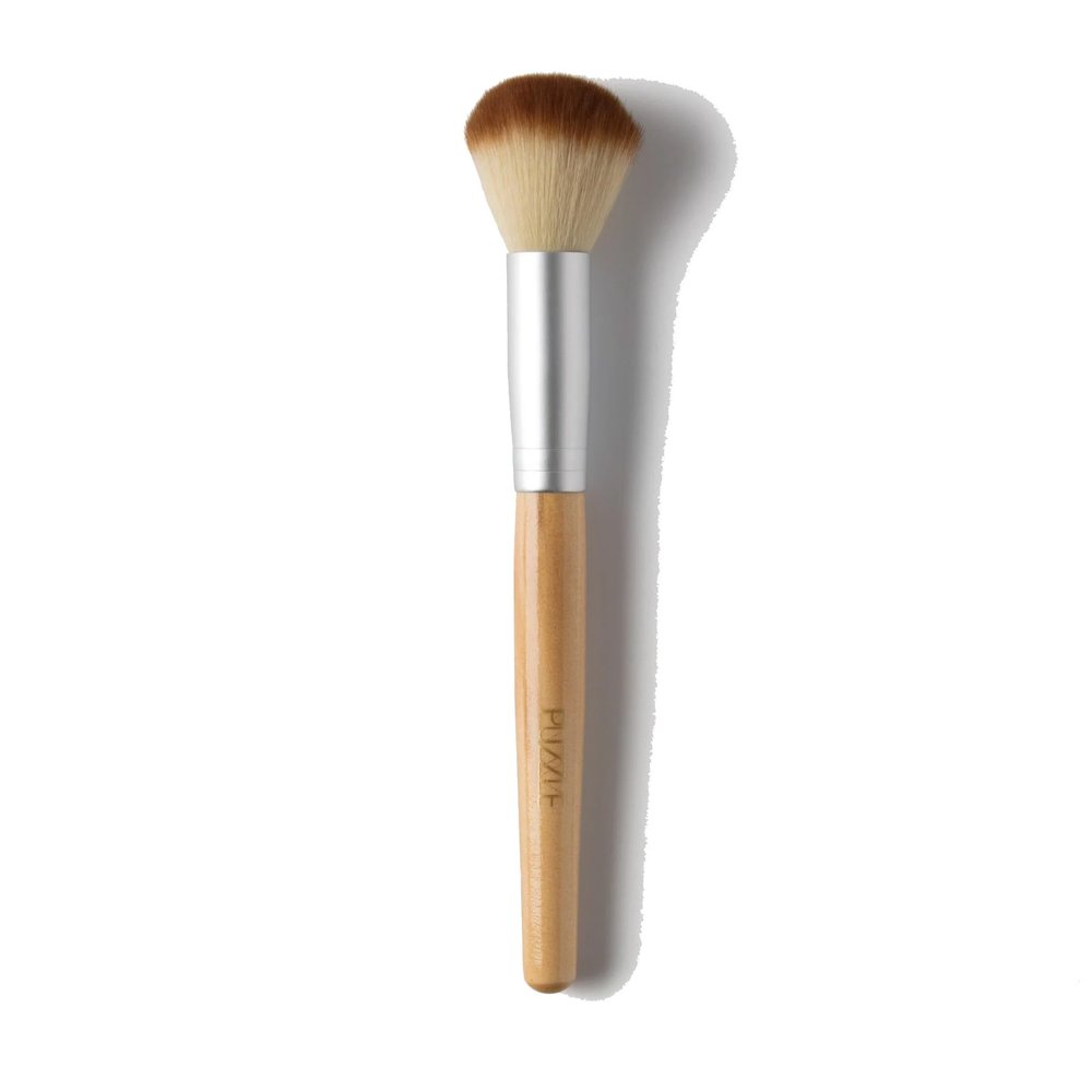 Puzzle Makeup Brush - Professional Vegan Makeup Brush, Soft Synthetic Bristles, Vegan - For Flawless Application (Blush and Highlighter Brush)